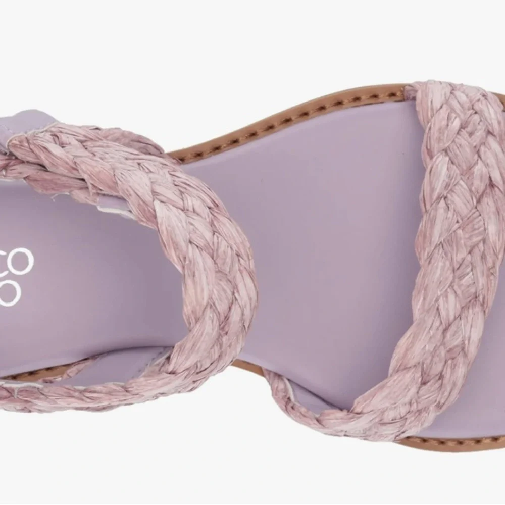 Franco Sarto Braided Lavender Sandals - Picture 3 of 8